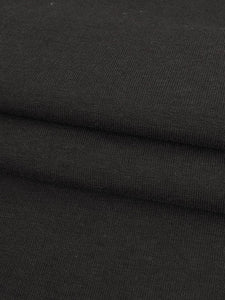 Hemp & Organic Cotton Spandex Jersey - Black